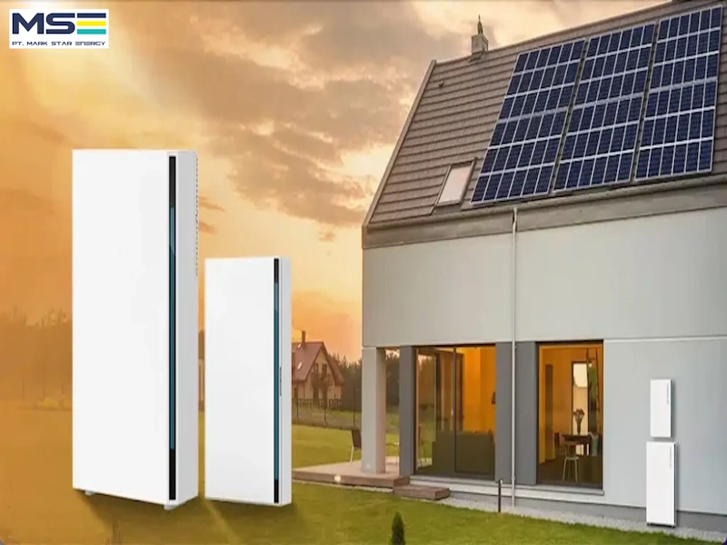 House with Solar Panels