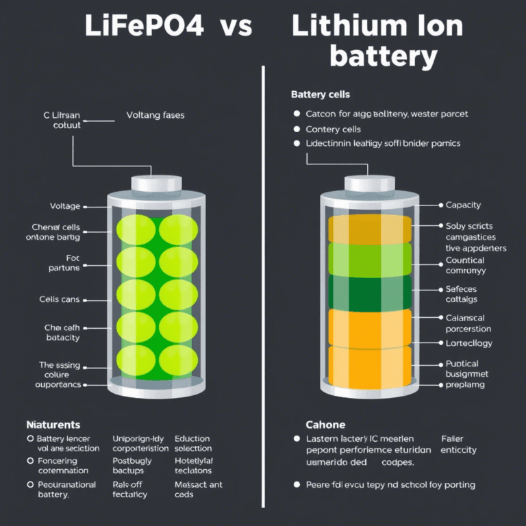 Perbedaan Baterai LiFePO4 vs Lithium Ion